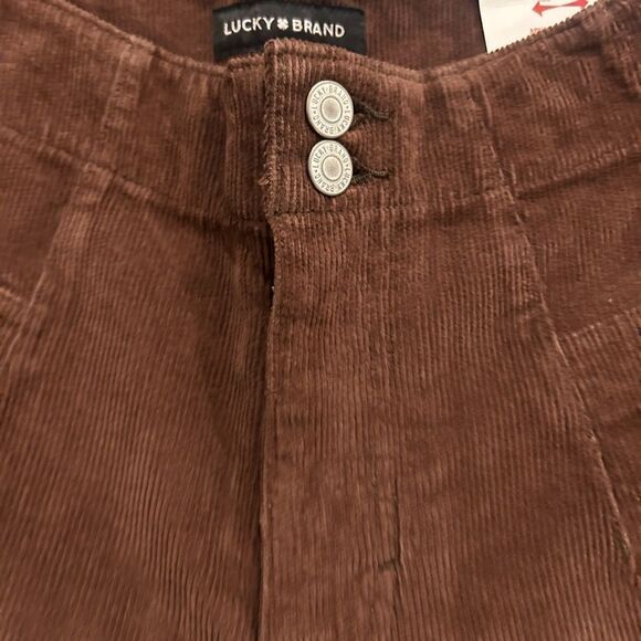 NWT brown corduroy high rise flare - Picture 9 of 9
